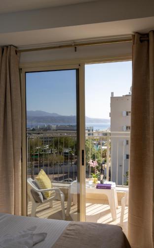 balcon/terrasse, Motel Aviv in Eilat