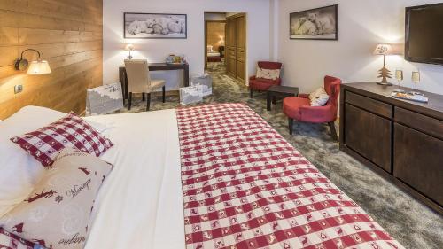Guestroom, Hotel La Chaudanne in Meribel Center
