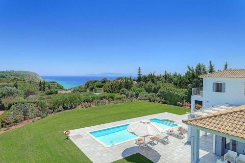 View, Villa Votsalo in Livathou