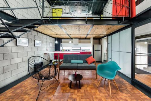 Cozy Loft with Balcony in Mexico City, Mexico