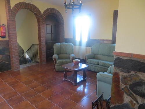 Koplietošanas atpūtas telpa ar TV, Hostal Campoabierto in Valencia de las Torres