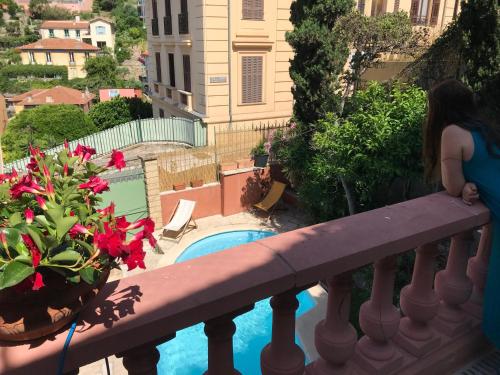 Swimming pool, villa Gaby-chambres in Menton