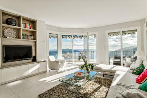 Luxurious Penthouse with panoramic view - Location saisonnière - Villefranche-sur-Mer