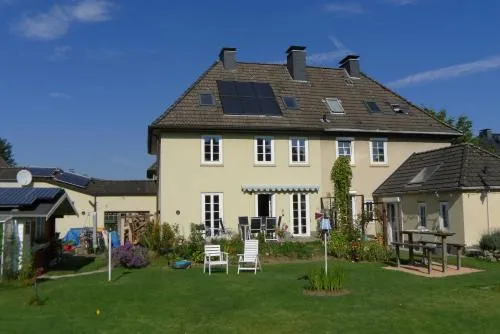 Altes Krupphaus auf der Heimaterde in Mülheim an der Ruhr, Deutschland