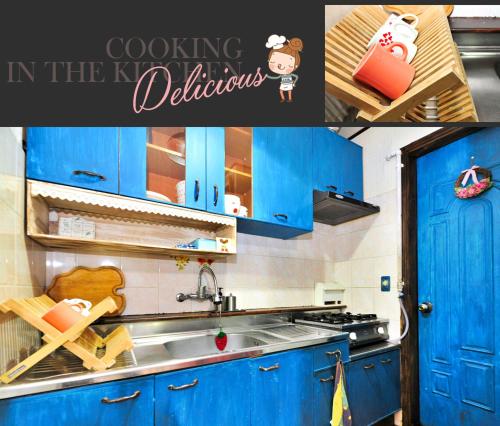 Kitchen, Jarasum Guest House in Gapyeong-gun