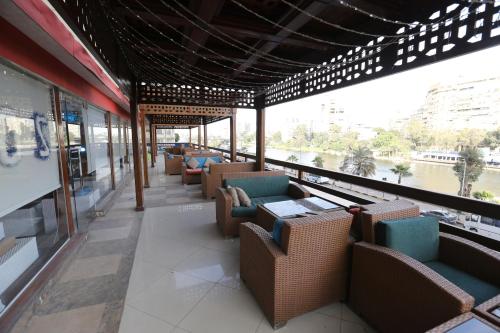 Altan/terrasse, Horizon Shahrazad Hotel in Giza