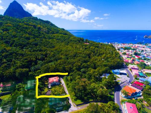 Nearby attraction, Diamondview in Soufriere