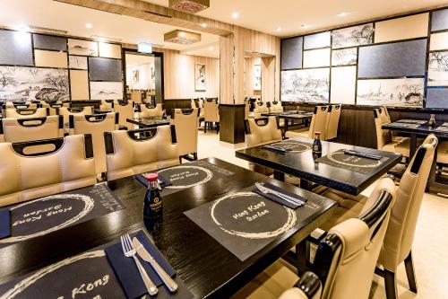 ห้องอาหาร, Hotel Linde-Sinohaus in ลุสเทเนา