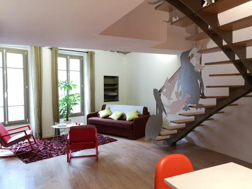 Beautiful duplex in the center of Paris