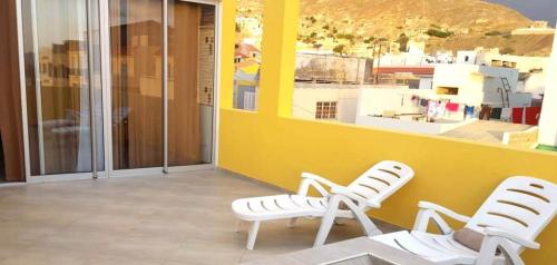 Balkon/Terrasse, Basic Hotel in Mindelo