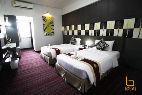 ใบหยก บูติค โฮเต็ล (Baiyoke Boutique Hotel) in ประตูน้ำ