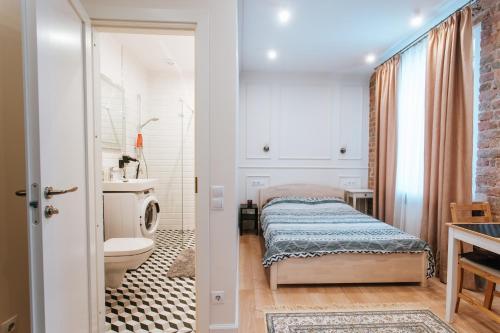 Stylish Latvian-Style Studio Apartment Near City Center, Parks, Cafés & Public Transit, Riga (fotografie 7)