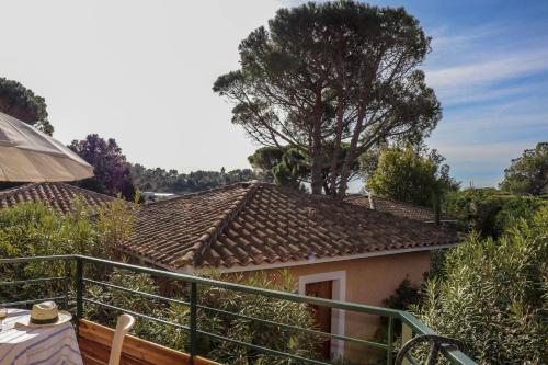 balcon/terrasse, Residence Agathos (un jardin sur la plage) in Agay