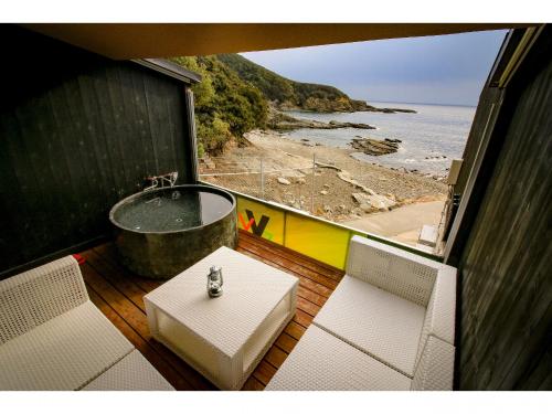 Japanese-Style Corner Room with Open-Air Bath and Sea View - Ground Floor