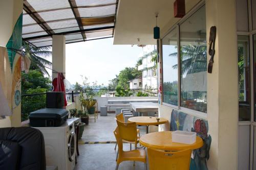 Uitzicht, Kandy Backpakers Hostel in Kandy