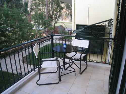 ระเบียง/ชานเรือน, Castle View Studios in พาราเลียน แอสทรอส