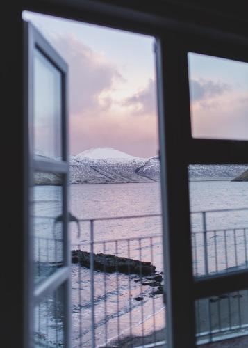 Boat house in Hósvik (Boat house in Hosvik) in Hósvík