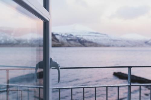 Boat house in Hósvik (Boat house in Hosvik) in Hósvík