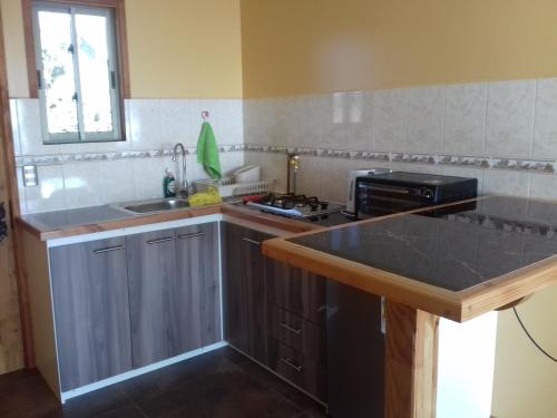 مطبخ, Cabana Vista Bahia Algarrobo in Algarrobo
