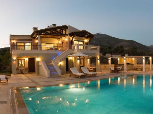 Aegean Island Villa, Breathtaking View gîte à louer Érétrie