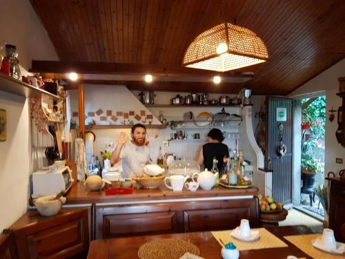 virtuve, B&B I Glicini in Avegno