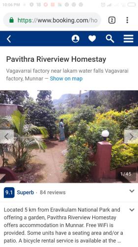 Munnar Pavithra Riverview Homestay