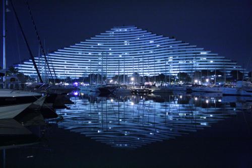 Marina Beach Boats View