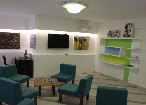 ห้องส่วนกลางสำหรับนั่งเล่น/ดูทีวี, Hotel Venezia New in วาสโต