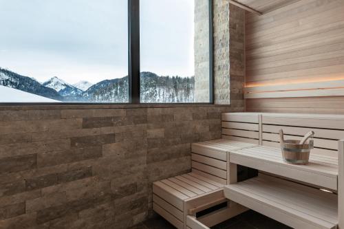 Sauna, AMERON Neuschwanstein Alpsee Resort & Spa in Schwangau