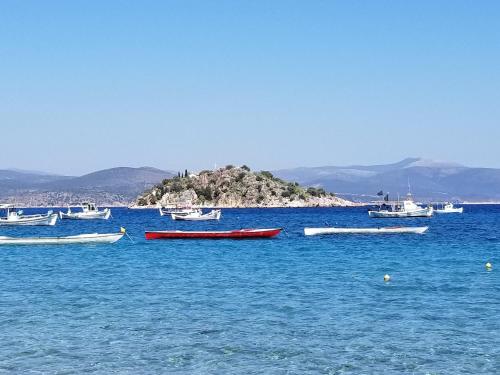  Aegean-Blue Seaview Boutique Apartment in Tolo
