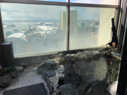 Open air bath, Dormy Inn PREMIUM Kushiro Hotel Natural Hot Spring in Kushiro