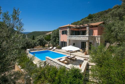  Syvota Villa Sleeps 6 Pool in Syvota