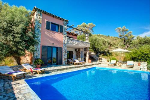  Syvota Villa Sleeps 6 Pool in 220 09 Syvota