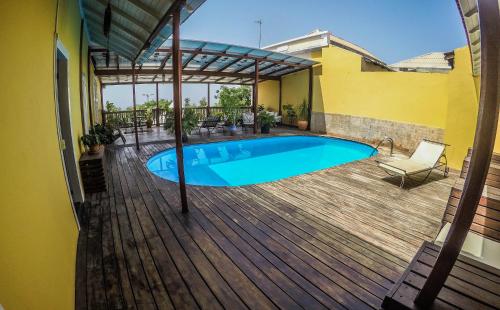 Swimmingpool, The Colonial Guest House in Sao Filipe