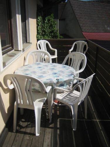 Balcony/terrace, Rotes Ross in Burghaslach