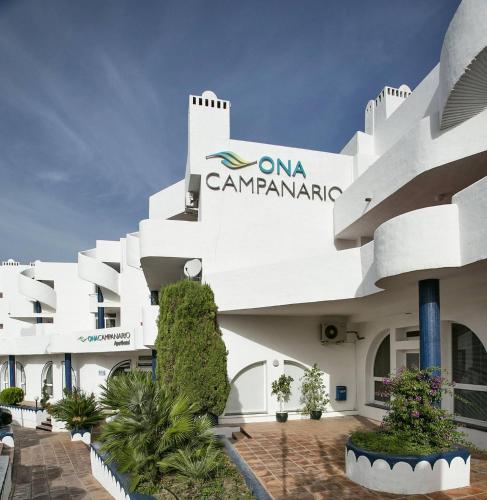 Unterkunft von außen, Aparthotel Ona Campanario in Mijas