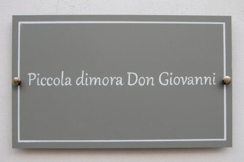 設施, Piccola dimora Don Giovanni in 坎皮薩薩倫蒂納森