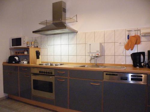 ห้องครัว, Ferienwohnung Wieneke in เฟลเบิร์ท