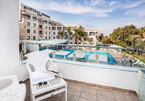 Varanda/terraço, Astral Nirvana Suites - All Inclusive Hotel in Eilat