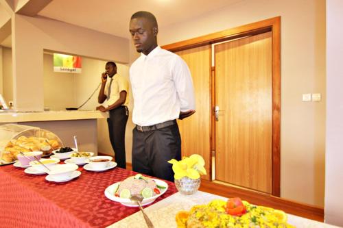 Étterem, Les Residences MAMOUNE in Liberte