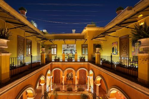 セビリア Hotel Casa Del Poeta 4つ星 ホテル レストラン