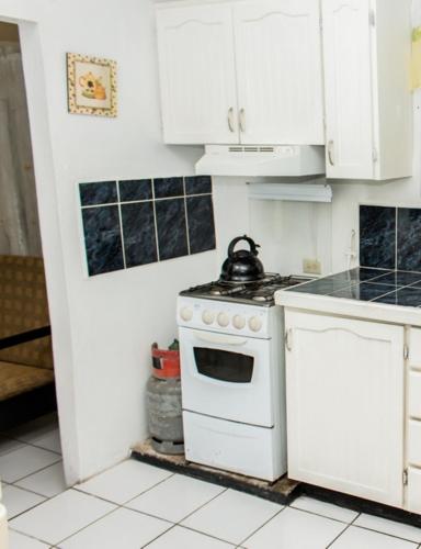 Kitchen, Tonys Guest House in Port Of Spain