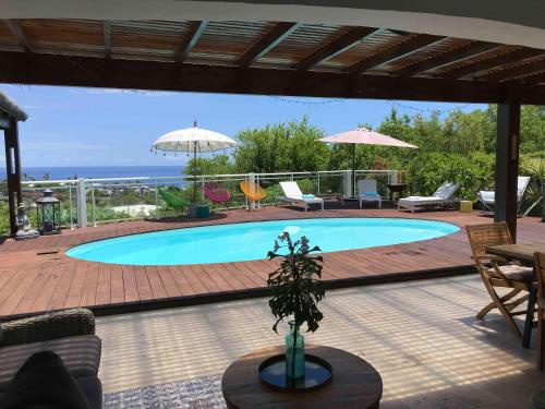 Villa D'Armagnac avec piscine et vue océan - Location, gîte - Saint-Paul