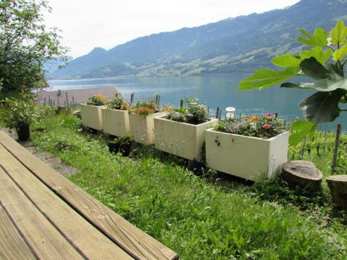 Haus Bünten in Quinten, Schweiz
