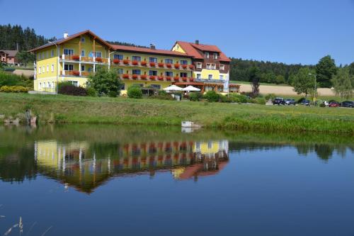 Kilátás, Gasthof-Pension Nordwald in Moorbad Harbach
