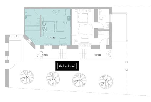 Exklusive Designferienwohnung The Backyard TBY 02