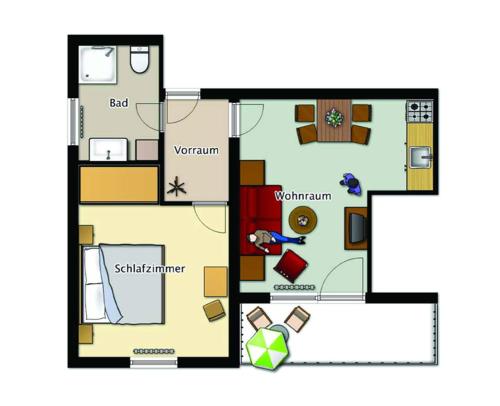 Standard One-Bedroom Apartment