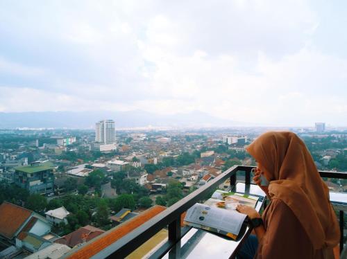 Balcony/terrace, INAP at Capsule Hostel in Bandung