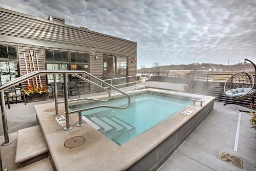 Hot tub, Hotel Crosby in Stillwater (MN)