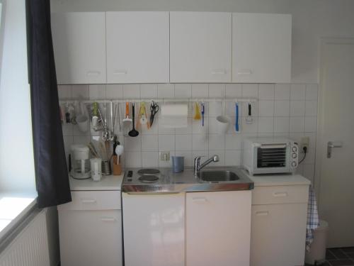 Konyha, Ländliche 1-Raumwohnung im Park (Landliche 1-Raumwohnung im Park) in Thulendorf